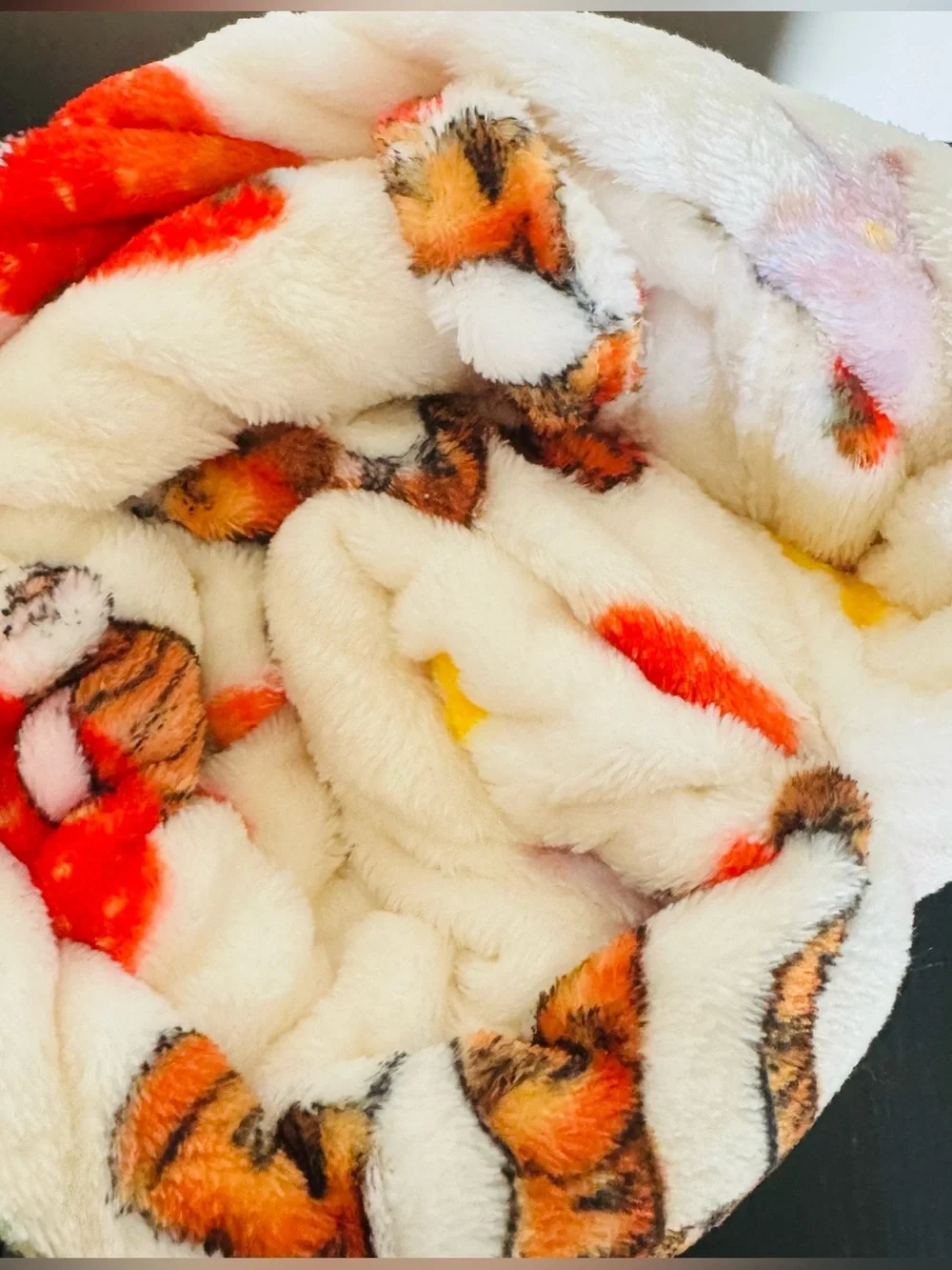 The Big One Winnie the Pooh Throw Blanket 60x72 Soft Plush Pooh Tigger Spring